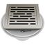 4" Tile-in Square Shower Drain (Stainless), DT062412-SS