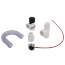 3/4" Drain Trap Kit - PVC U-Trap w/ Cleaning Brush 