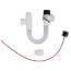 3/4" Drain Trap Kit - PVC U-Trap w/ Cleaning Brush 