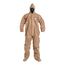 Tychem 5000 C3122T Disposable Chemical Resistant Coveralls w/ Storm Flap, Tan, 5XL (Pack of 6)