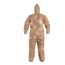 Tychem 5000 C3127T Coverall w/ Standard Hood, Elastic Wrists and Ankles, Storm Flap; Adhesive Closure, Tan, 2X-Large (Pack of 6)