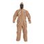Tychem 5000 C3127T Coverall w/ Standard Hood, Elastic Wrists and Ankles, Storm Flap; Adhesive Closure, Tan, X-Large (Pack of 6)