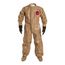 Tychem 5000 C3184T Coverall w/ Collar, Attached Dual Layer Gloves, Socks w/ Outer Boot Flaps, Double Storm Flap; Hook and Loop, Tan, 2X-Large (Pack of 6)
