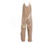 Tychem 5000 C3360T Bib Overall, Open Ankles, Adjustable Straps w/ Buckle, Tan, Large (Pack of 6)