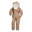 Tychem 5000 C3525T Encapsulated Suit Level B, Flat Back, Front Entry, Elastic Wrists, Socks w/ Outer Boot Flaps, Double Storm Flap; Hook and Loop, Tan, 2X-Large (Pack of 6)