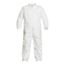 Tyvek IsoClean IC181S Disposable Chemical Resistant Coveralls w/ Zipper Closure, White, Small (Pack of 25)