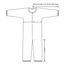 Tyvek IsoClean IC181S Disposable Chemical Resistant Coveralls w/ Zipper Closure, White, X-Large (Pack of 25)