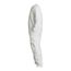 Tyvek IsoClean IC253B Coverall w/ Bound Neck, Dolman Sleeves, Covered Elastic Wrists and Ankles, Zipper, White, 3X-Large (Pack of 25) - Sterile