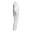Tyvek IsoClean IC253B Coverall w/ Bound Neck, Dolman Sleeves, Covered Elastic Wrists and Ankles, Zipper, White, Medium (Pack of 25) - Sterile, Clean-Processed
