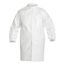 Tyvek IsoClean IC263S Frock w/ High Mandarin Collar, Set Sleeve Design, Elastic Wrists, Front Snap Closure, White, X-Large (Pack of 30)