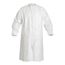 Tyvek IsoClean IC264S Frock w/ Bound Neck, Raglan Sleeves, Elastic Wrists, Zipper, White, 3X-Large (Pack of 30)