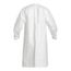 Tyvek IsoClean IC264S Frock w/ Bound Neck, Raglan Sleeves, Elastic Wrists, Zipper, White, 3X-Large (Pack of 30)