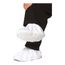Tyvek IsoClean IC451S Shoe Cover, Gripper Skid-Resist Sole, 5in High, Elastic Opening, White, Large (50 Pairs)