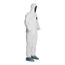 ProShield 50 NB122S Coverall w/ Standard Hood, Elastic Wrists, Attached Skid-Resistant Boots, White, X-Large (Pack of 25)