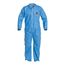 ProShield 10 PB120S Coverall w/ Collar, Open Wrists and Ankles, Storm Flap, Blue, X-Large (Pack of 25)