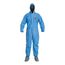 ProShield 10 PB122S Coverall w/ Standard Hood, Elastic Wrists, Attached Skid-Resistant Boots, Storm Flap, Blue, X-Large (Pack of 25)