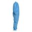 ProShield 10 PB125S Coverall w/ Collar, Elastic Wrists and Ankles, Storm Flap, Blue, 4X-Large (Pack of 25)