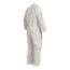 ProShield 10 PB125S Coverall w/ Collar, Elastic Wrists and Ankles, Storm Flap, White, 4X-Large (Pack of 25)