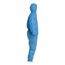 ProShield 10 PB127S Coverall w/ Standard Hood, Elastic Wrists and Ankles, Storm Flap, Blue, 2X-Large (Pack of 25)