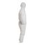 ProShield 10 PB127S Coverall w/ Standard Hood, Elastic Wrists and Ankles, Storm Flap, White, Medium (Pack of 25)