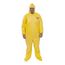 Tychem 2000 QC122S Disposable Chemical Resistant Coveralls w/ Zipper Closure, Yellow, 2X-Large (Pack of 12)
