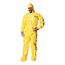 Tychem 2000 QC122S Disposable Chemical Resistant Coveralls w/ Zipper Closure, Yellow, 4X-Large (Pack of 12)