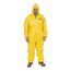 Tychem 2000 QC127S Disposable Chemical Resistant Coveralls w/ Zipper Closure, Yellow, 2X-Large (Pack of 12)