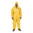 Tychem 2000 QC127S Disposable Chemical Resistant Coveralls w/ Zipper Closure, Yellow, 3X-Large (Pack of 12)