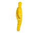 Tychem 2000 QC127T Coverall w/ Standard Hood, Elastic Wrists and Ankles, Storm Flap; Adhesive Closure, Yellow, 5X-Large (Pack of 4)