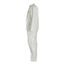 Tychem 4000 SL120B Disposable Chemical Resistant Coveralls w/ Zipper Closure & Stormflaps, White, 2X-Large (Pack of 12)