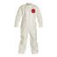 Tychem 4000 SL120B Disposable Chemical Resistant Coveralls w/ Zipper Closure & Stormflaps, White, 4X-Large (Pack of 12)
