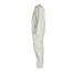 Tychem 4000 SL120B Disposable Chemical Resistant Coveralls w/ Zipper Closure & Stormflaps, White, Medium (Pack of 12)