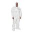 Tychem 4000 SL122B Disposable Chemical Resistant Coveralls w/ Zipper Closure, White, 2X-Large (Pack of 12)