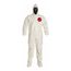 Tychem 4000 SL122B Disposable Chemical Resistant Coveralls w/ Zipper Closure, White, X-Large (Pack of 12)