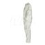 Tychem 4000 SL125B Coverall w/ Collar, Elastic Wrists and Ankles, Storm Flap; Adhesive Closure, White, Medium (Pack of 12)
