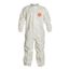 Tychem 4000 SL125T Coverall w/ Collar, Elastic Wrists and Ankles, Storm Flap; Adhesive Closure, White, 4X-Large (Pack of 6)