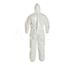 Tychem 4000 SL127B Coverall w/ Standard Hood, Elastic Wrists and Ankles, Storm Flap; Adhesive Closure, White, 3X-Large (Pack of 12)