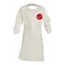 Tychem 4000 SL275T Sleeved Apron, Elastic Wrists, 44in Long, Snaps at Neck, Waist Ties, White, 2XL (Pack of 25)