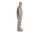Tychem 6000 TF169T Coverall w/ Respirator Fit Hood, Elastic Wrists, Socks, Double Storm Flap, Gray, 3XL (Pack of 6)