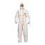 Tyvek 800 TJ198T Coverall w/ Respirator Fit Hood, Elastic Wrists and Ankles, Self-Adhesive Storm Flap, White, 2X-Large (Pack of 25)