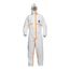 Tyvek 800 TJ198T Coverall w/ Respirator Fit Hood, Elastic Wrists and Ankles, Self-Adhesive Storm Flap, White, 5X-Large (Pack of 25)