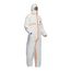 Tyvek 800 TJ198T Coverall w/ Respirator Fit Hood, Elastic Wrists and Ankles, Self-Adhesive Storm Flap, White, 6X-Large (Pack of 25)