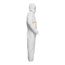 Tyvek 800 TJ198T Coverall w/ Respirator Fit Hood, Elastic Wrists and Ankles, Self-Adhesive Storm Flap, White, 6X-Large (Pack of 25)