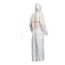 Tyvek 800 TJ198T Coverall w/ Respirator Fit Hood, Elastic Wrists and Ankles, Self-Adhesive Storm Flap, White, Small (Pack of 25)