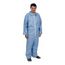 ProShield 6 SFR TM120S Disposable Chemical Resistant Coveralls w/ Zipper Closure, Blue, Large (Pack of 25)