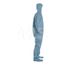 ProShield 6 SFR TM122S Coverall w/ Standard Hood, Elastic Wrists, Socks, Storm Flap, Blue, Medium (Pack of 25)