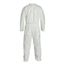 Tyvek 400 TY120S Disposable Chemical Resistant Coveralls w/ Zipper Closure, White, Large (Pack of 25) - NAFTA Sourced