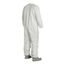 Tyvek 400 TY121S Coverall w/ Collar, Elastic Wrists, Attached Skid-Resistant Boots, White, Large (Pack of 25)