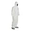 Tyvek 400 TY122S Coverall w/ Respirator Fit Hood, Elastic Wrists, Attached Skid-Resistant Boots, Storm Flap, White, 3X-Large (Pack of 25)