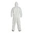 Tyvek 400 TY122S Coverall w/ Respirator Fit Hood, Elastic Wrists, Attached Skid-Resistant Boots, Storm Flap, White, 5X-Large (Pack of 25)